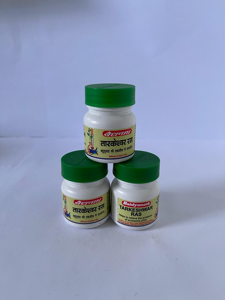Shree Baidyanath Tarkeshwar Ras 60 tablets (Relieve Problems of Excessive Urine)